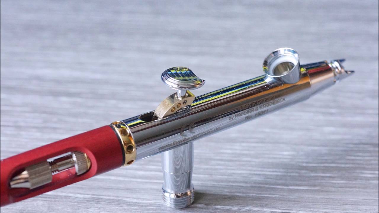Aerograf Infinity CR plus 0,15mm - szybki test, Harder & Steenbeck Infinity CR Plus Airbrush