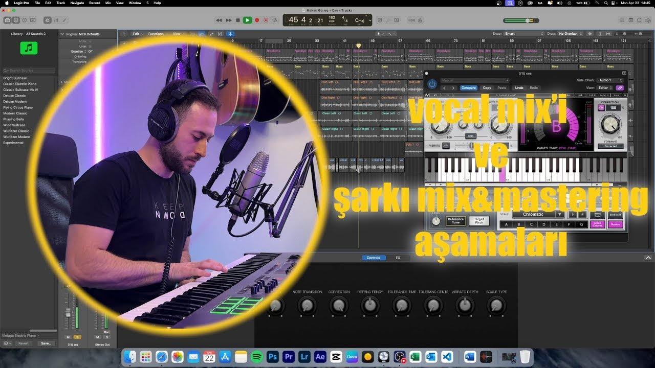 Geniş Anlatımlı Vocal Mix'i ve Şarkı Mastering'i Nasıl Yapılır? #autotune #mixandmastering #vocal