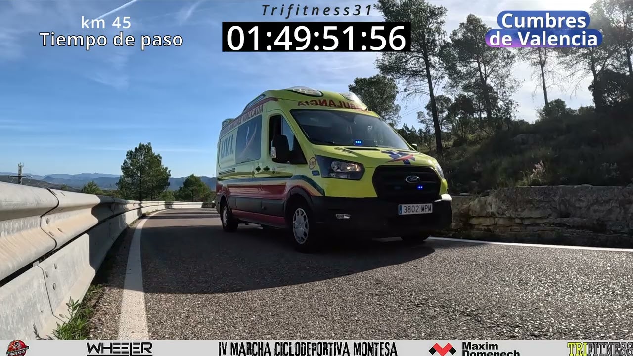 Marcha Ciclodeportiva Montesa 2025 - Paso por km 45 (Cumbres de Valencia)
