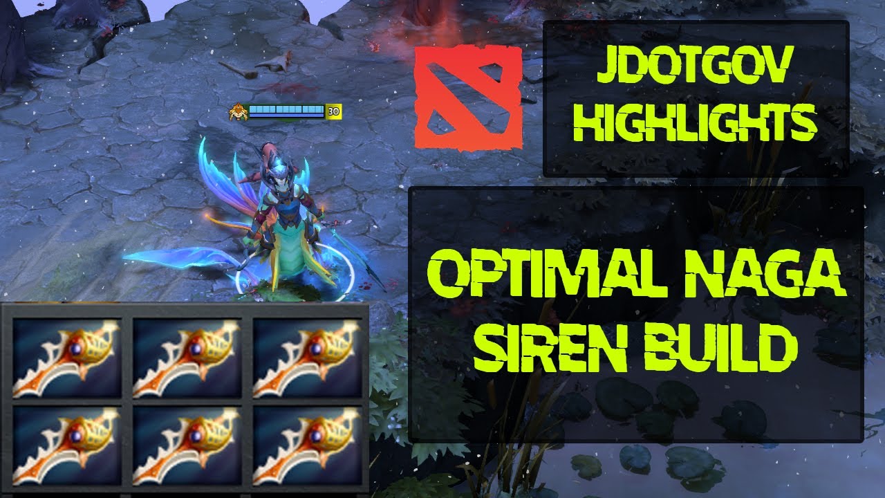 Optimal Naga Siren Build (Dota 2 w/Team Voice)