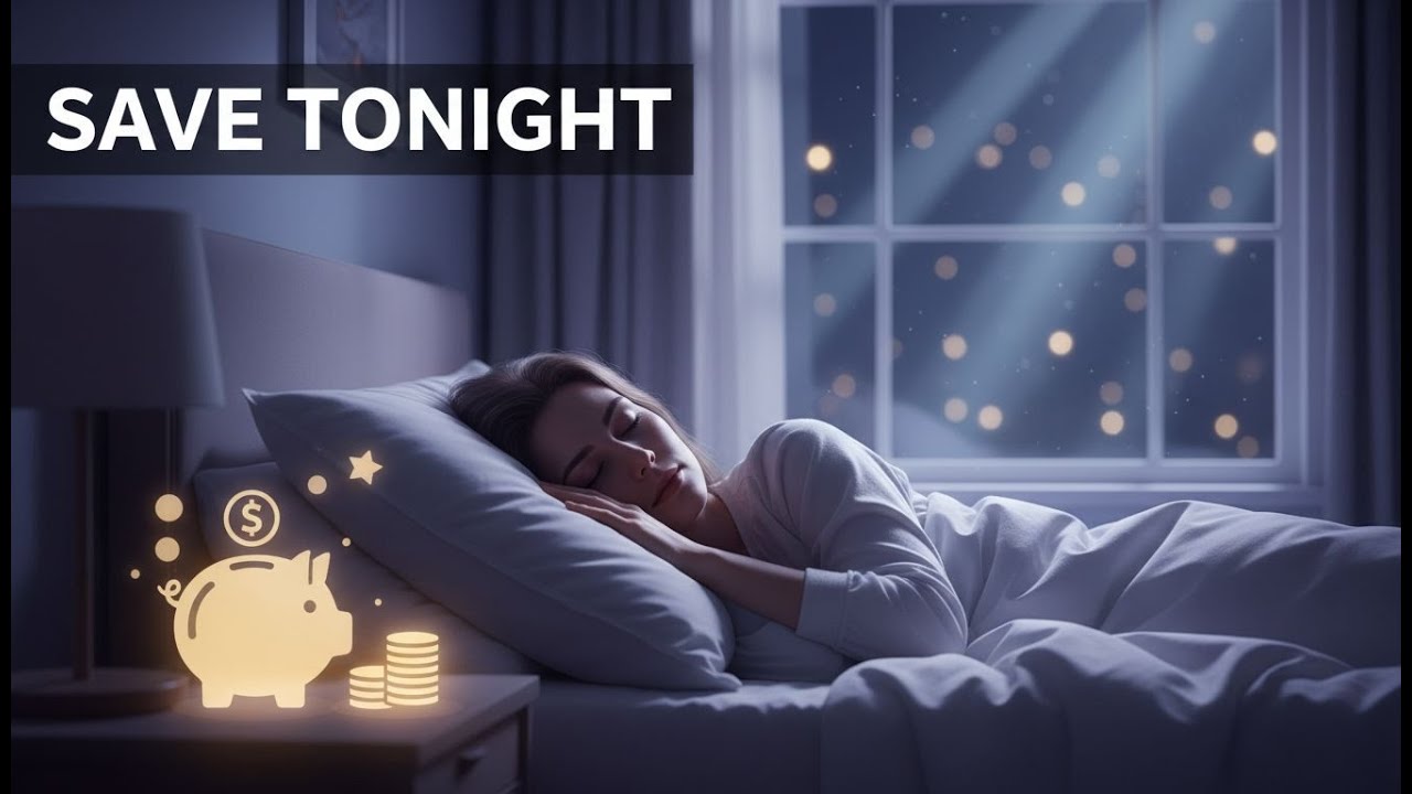 Relax into Savings: Sleep Positive Mindset, Positive Messages & Sleep Relaxation 🌙 Meditation