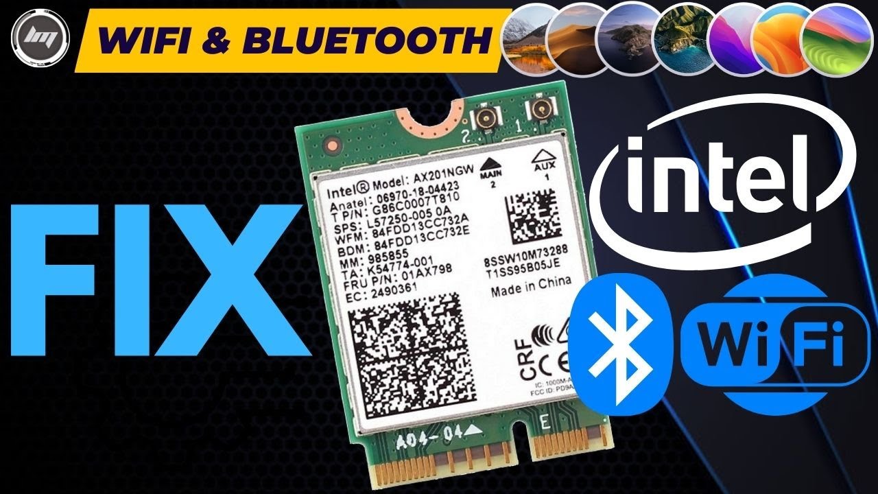 Исправление ошибок Intel Wifi и Bluetooth Kexts в Hackintosh