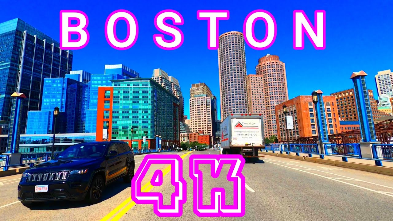 Ultimate Boston Drive, Massachusetts USA 4K - UHD