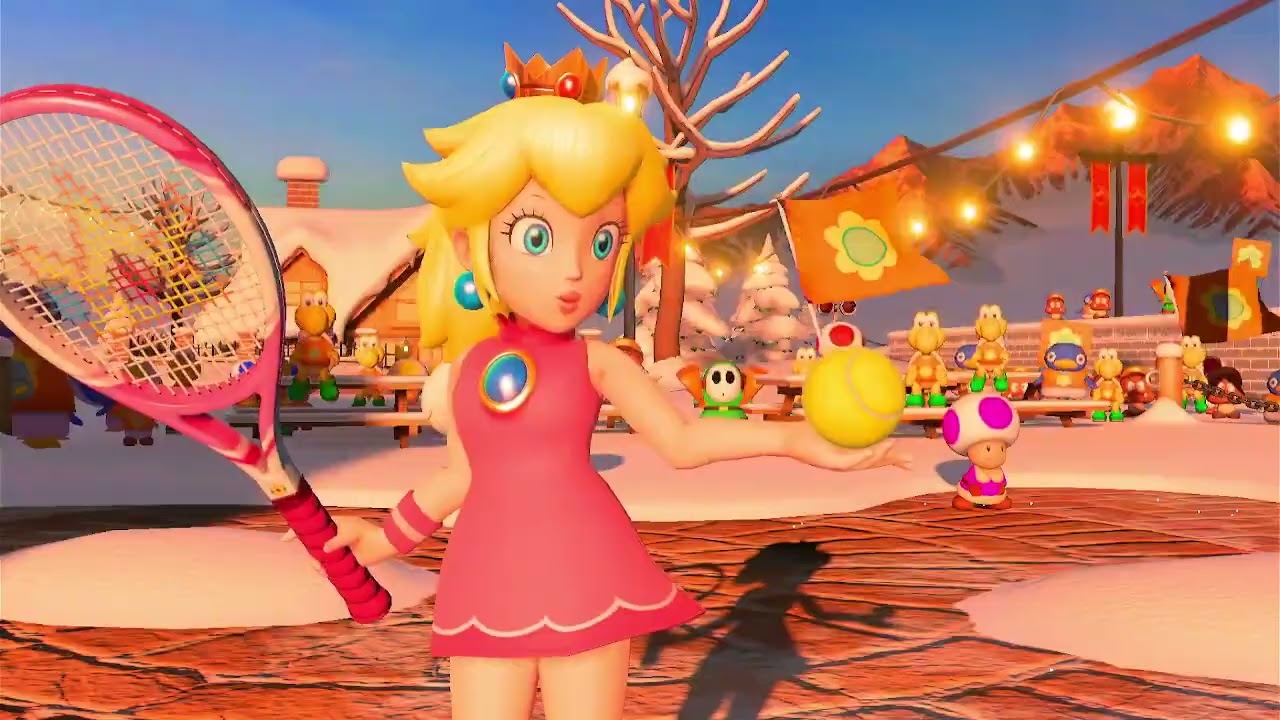 MARIO TENNIS ACES DAISY VS PEACH PART 28