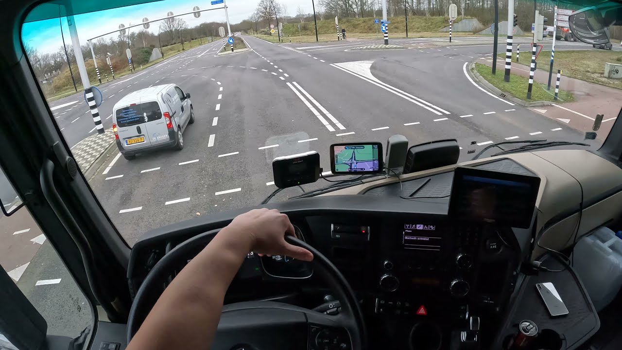 Netherlands 🇳🇱 POV Truck Driving / Mercedes Actros / Goirle / 4K / GoPro