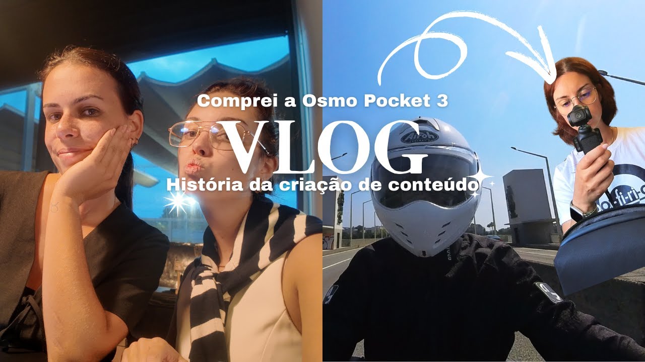Comprei a Osmo Pocket 3 para a criação de conteúdo