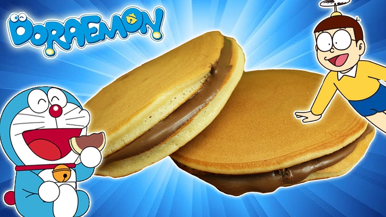 DORAYAKIS de DORAEMON!!🍘 SUPER ESPONJOSOS!!😋De NUTELLA Y ANKO!