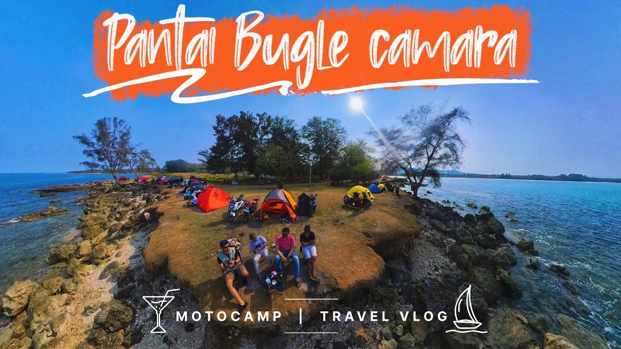 Motocamping di Pantai Bugle Camara | Travel Vlog | Pandeglang