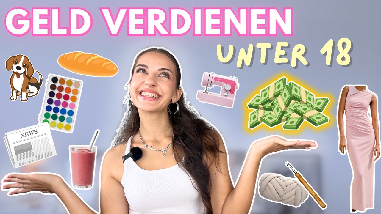 GELD verdienen UNTER 18💸🤯für SCHÜLER🎓 | Nebenjob, Small Business, Ferienjob