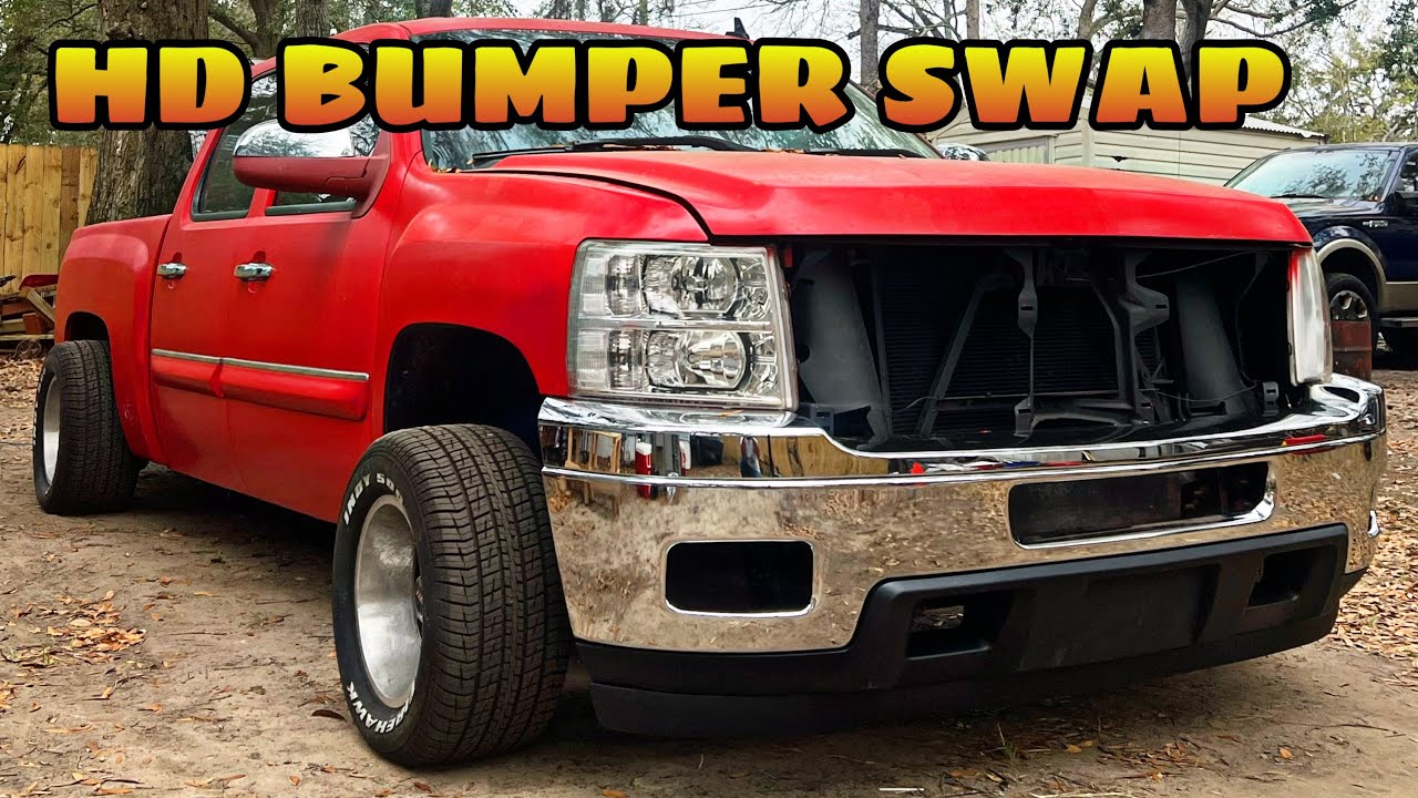 HOW TO DO A HD BUMPER SWAP ON A SILVERADO 🔥