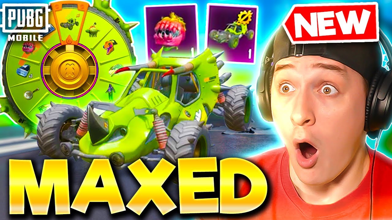 LUCKIEST SPIN EVER! MAXED DINO BUGGY 🦖 PUBG MOBILE