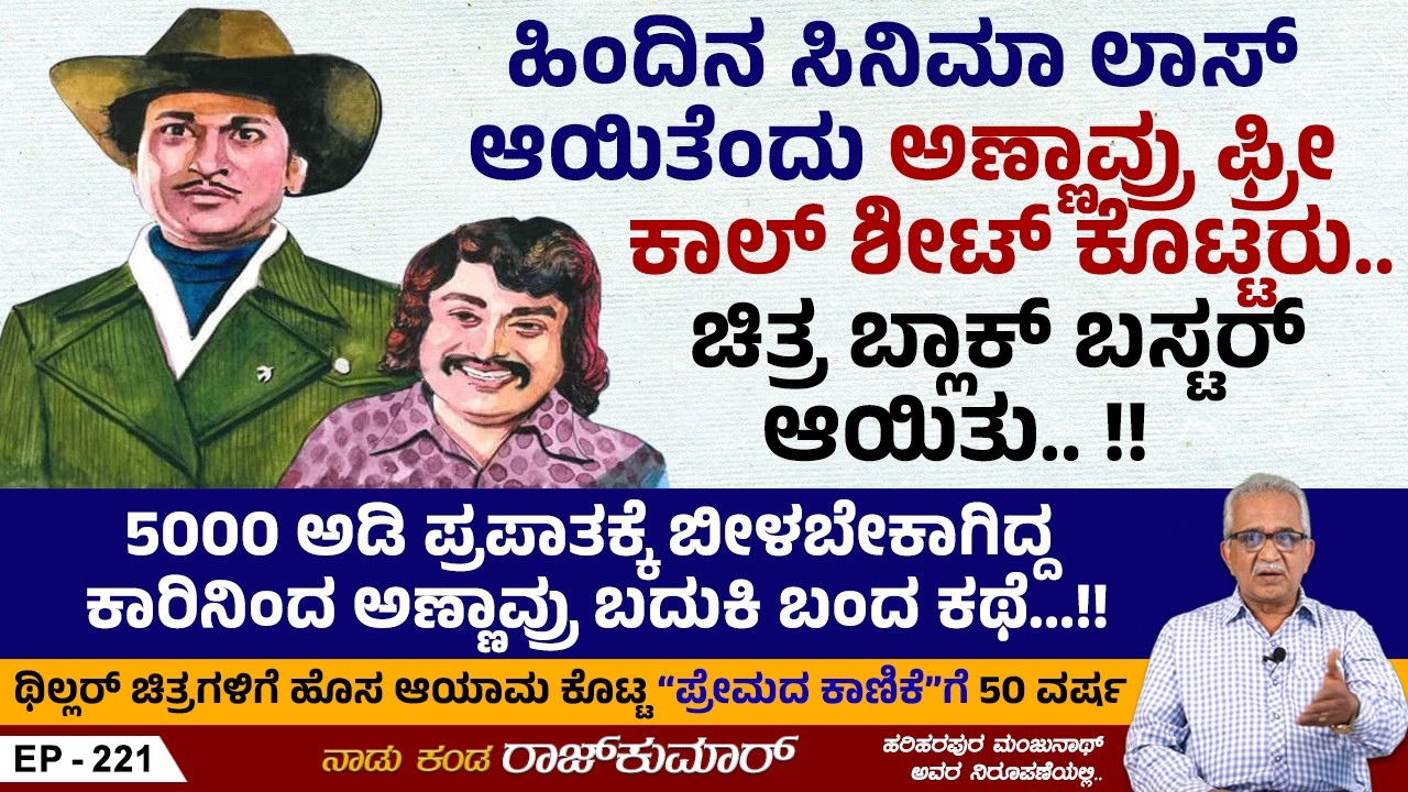 ಅಣ್ಣಾವ್ರಿಗೂ ಸಹ 46 ನೇ ವಯಸ್ಸಿನಲ್ಲಿ ಪ್ರಾಣಾಪಾಯ ಎದುರಾಗಿತ್ತು..!! | Naadu Kanda Rajkumar | Ep 221