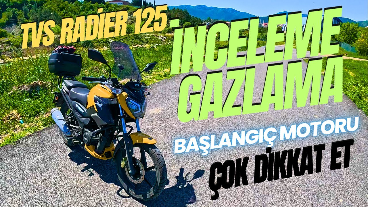 TVS RAİDER 125 MOTOVLOG MUHABBET GAZLAMA SAFRANBOLU
