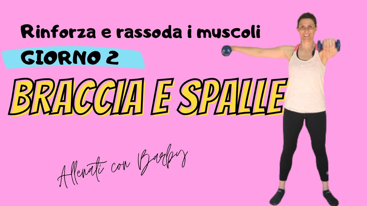 7 giorni di tonificazione - Braccia e spalle|La mia vita naturale