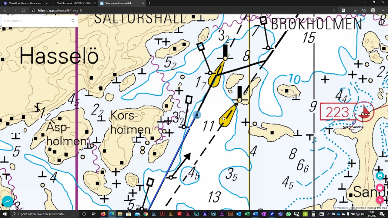 Rettisuunnittelu Kivenlahti - Norra Sand&ouml;  12.6.2020