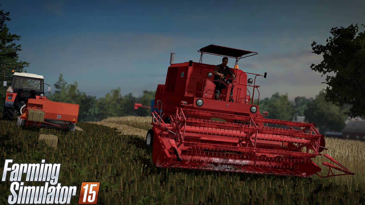 Let's Play Farming Simulator 2015 #30 Żniwa i prasowanie w polskim stylu