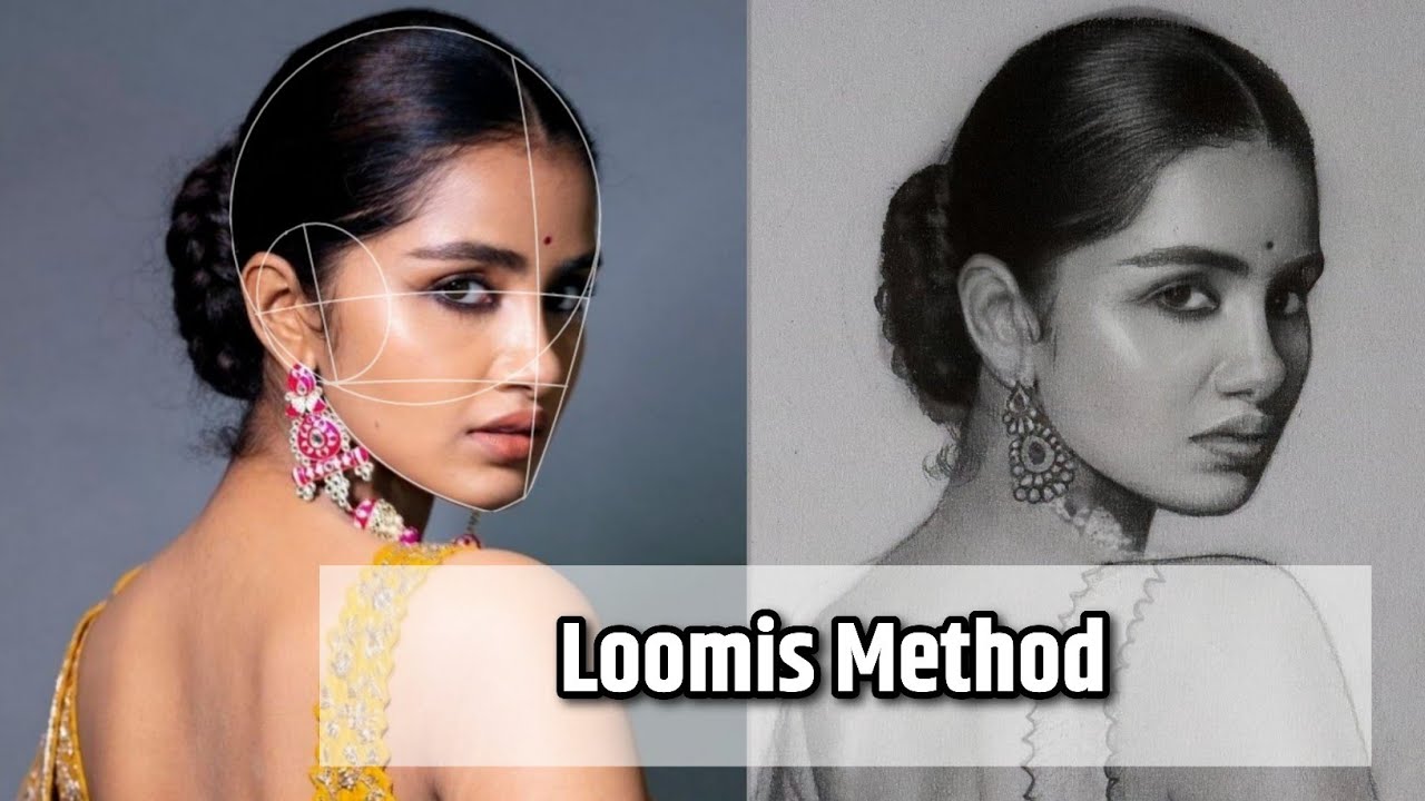 Draw heads with Loomis Method | easiest way to draw portrait | Lesson 2