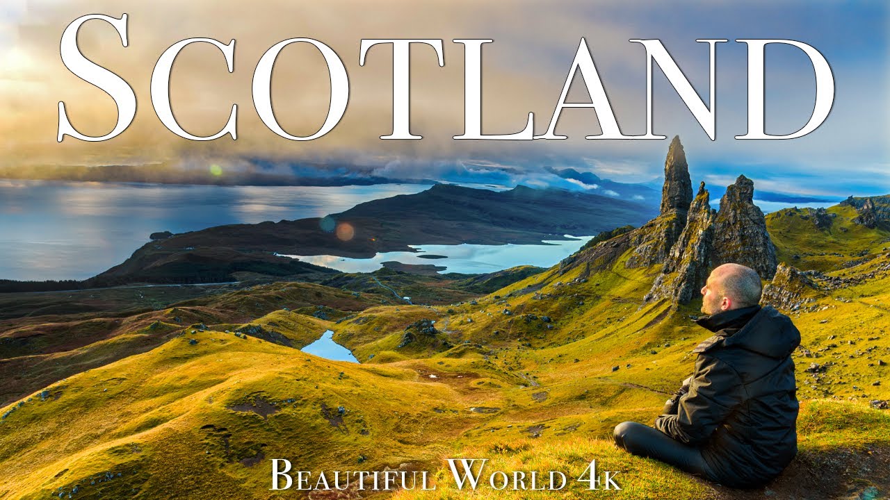 Scotland 4K Nature Relaxation Film - Meditation Relaxing Music - Amazing Nature