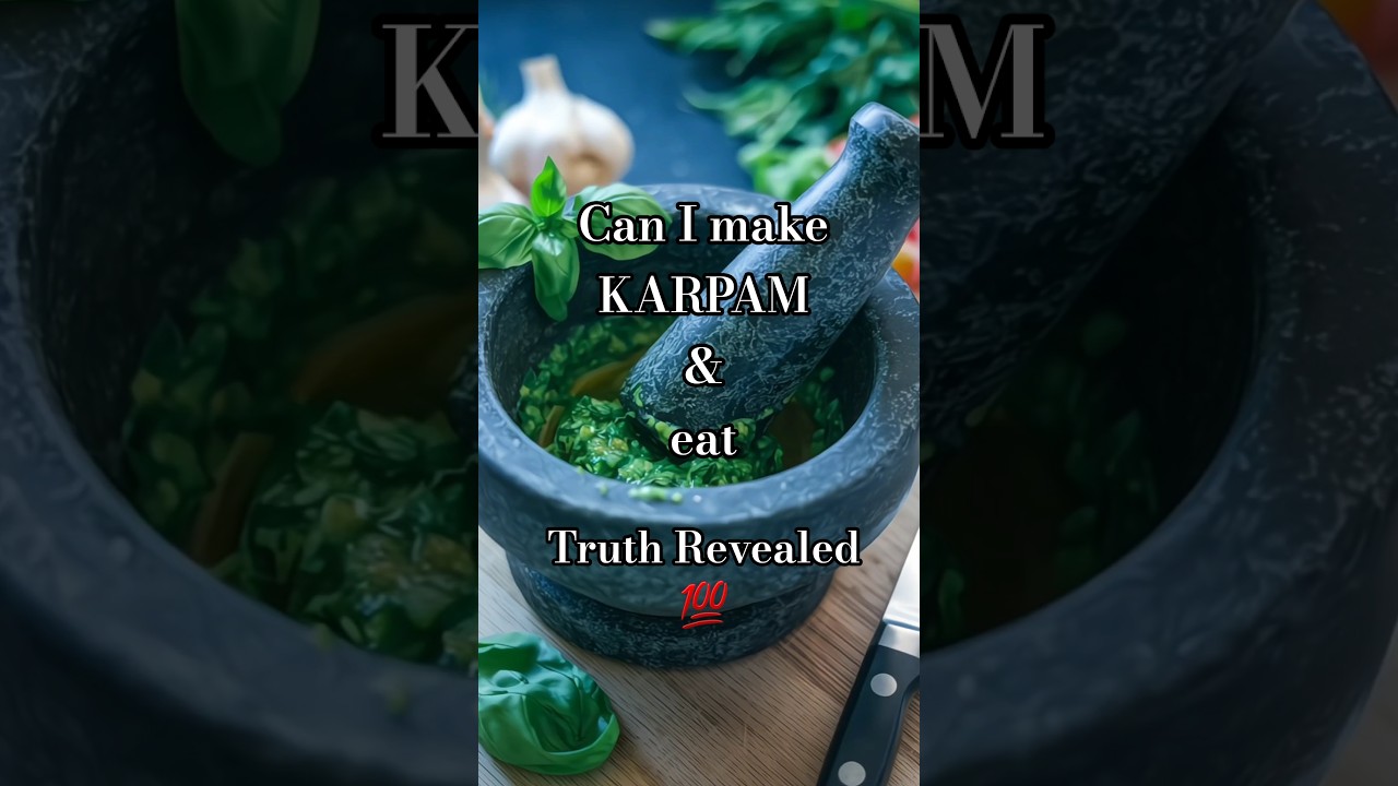 💯 Can i make KARPAM and eat ? | Bogar sonna KARPAM | #bogar #karpam