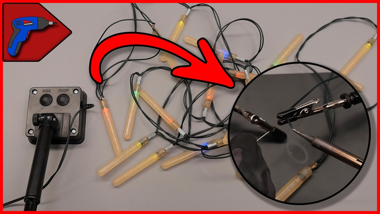 Cómo REPARAR una Guirnalda LED Solar con Cables Rotos