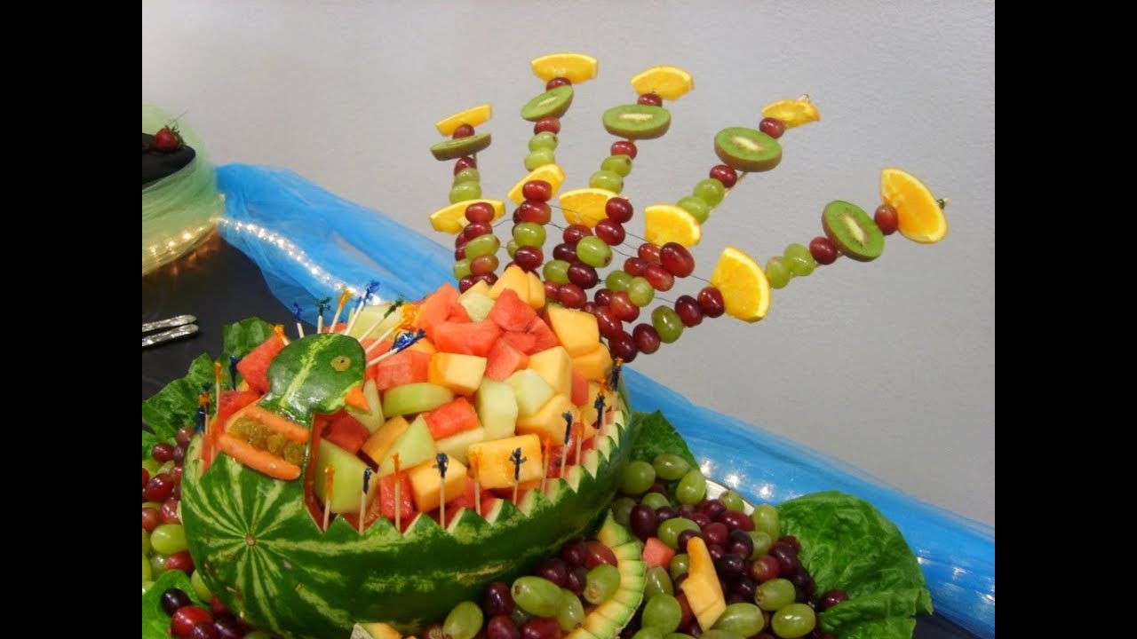 Como armar Brochetes de Frutas para Cascada de Chocolate