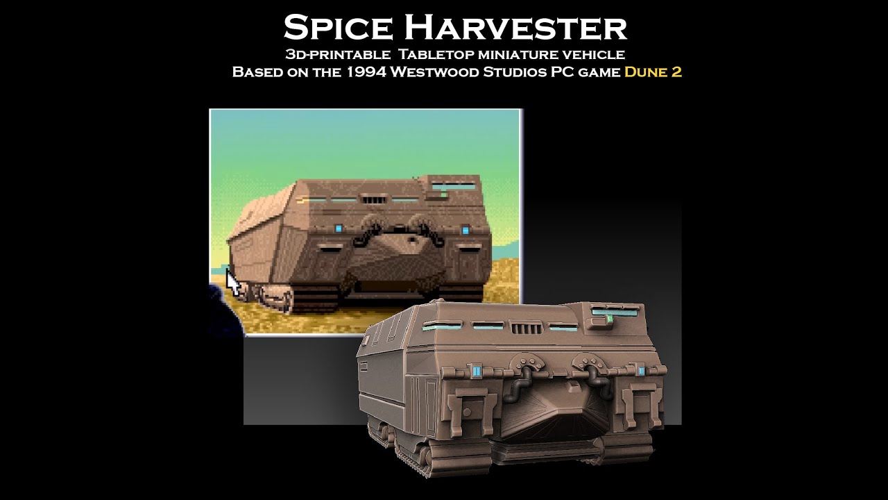 Miniature Showcase: Dune 2 Spice Harvester