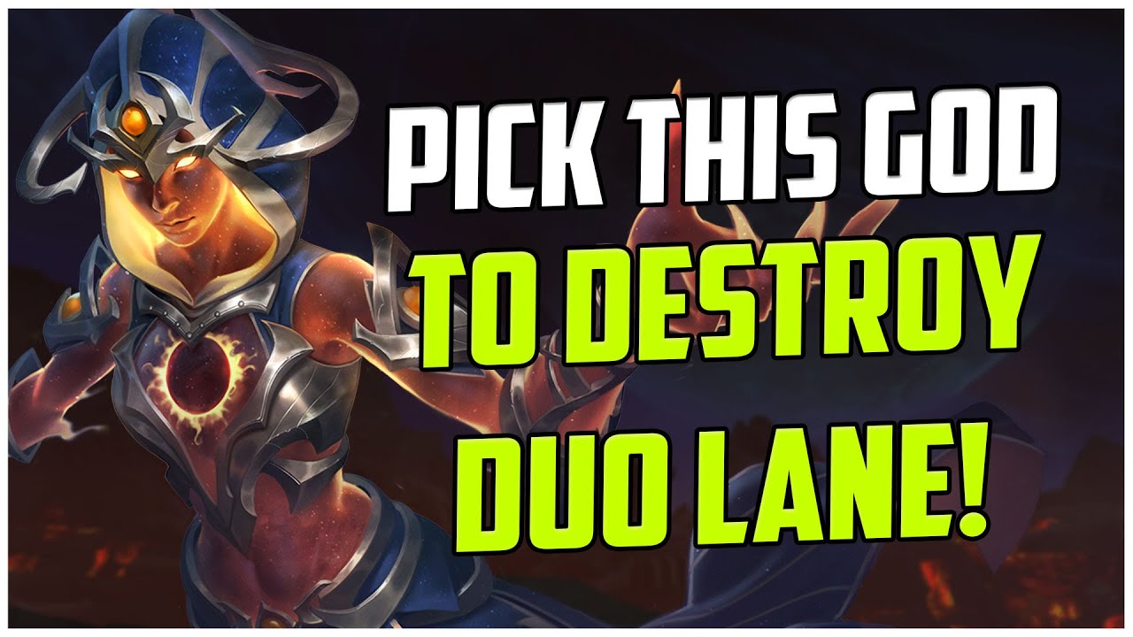 PICK THIS GOD TO DESTROY DUO LANE! CLIODHNA RANKED SMITE S10