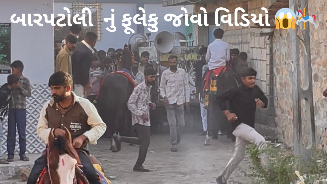 બારપટોલી નું ફૂલેકુ જોવો વિડિયો ?  😱🎠