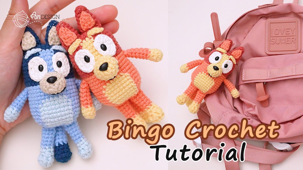How to crochet |  Bingo in Bluey Amigurumi