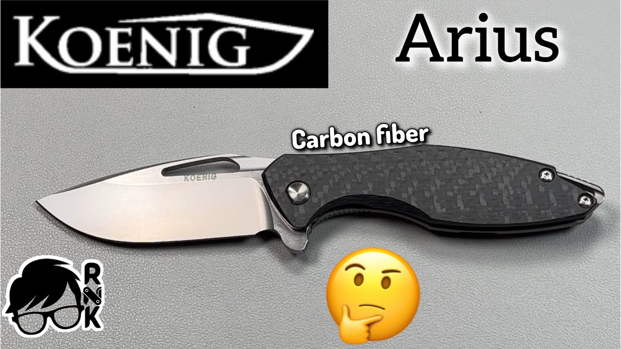 Review/impression of the M390 & carbon fiber Koenig Arius knife… a cool grail you should consider