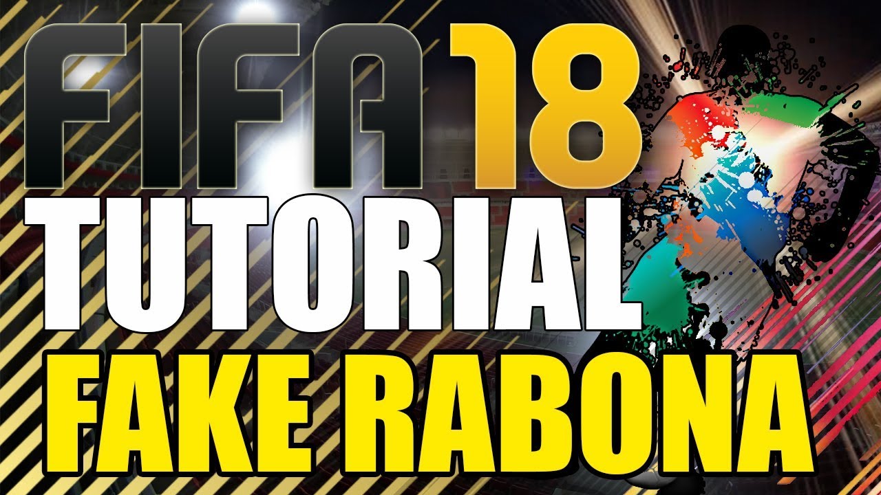 FIFA18 TUTORIAL DRIBLE  FAKE RABONA  MUITO FACIL