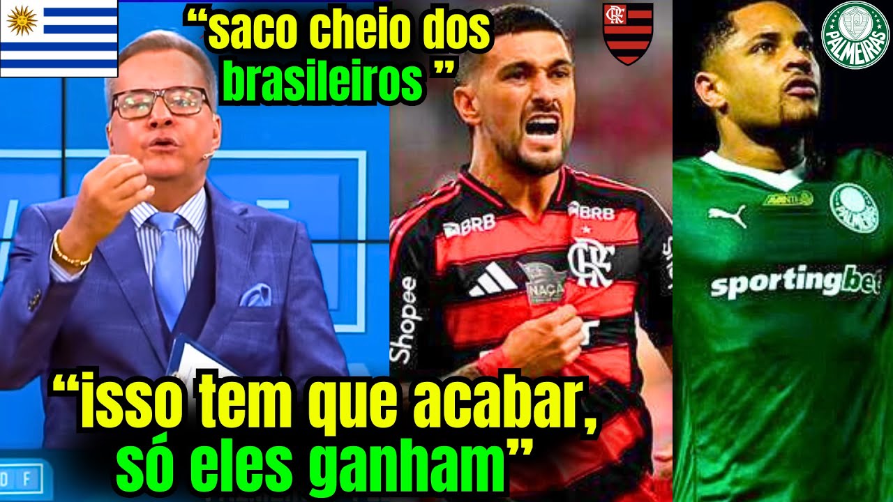 IMPRENSA URUGUAIA FICOU REVOLTADA COM A FINAL BRASILEIRA NA LIBERTADORES 