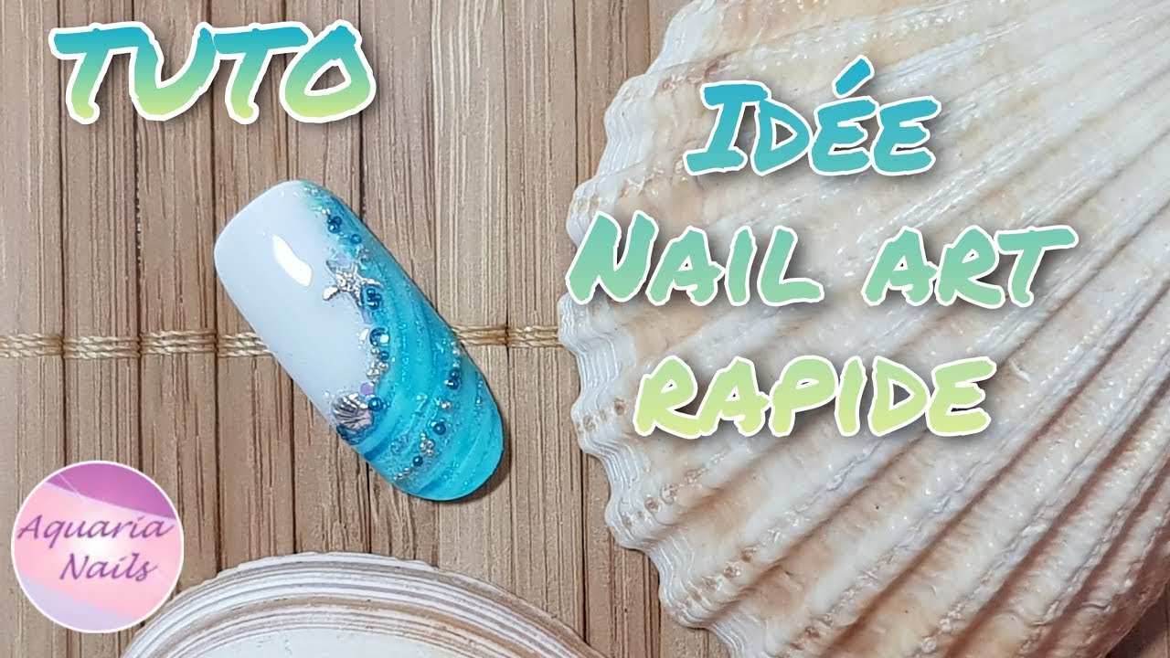 TUTO nail art rapide pour l'été | Nail art facile pour débutants