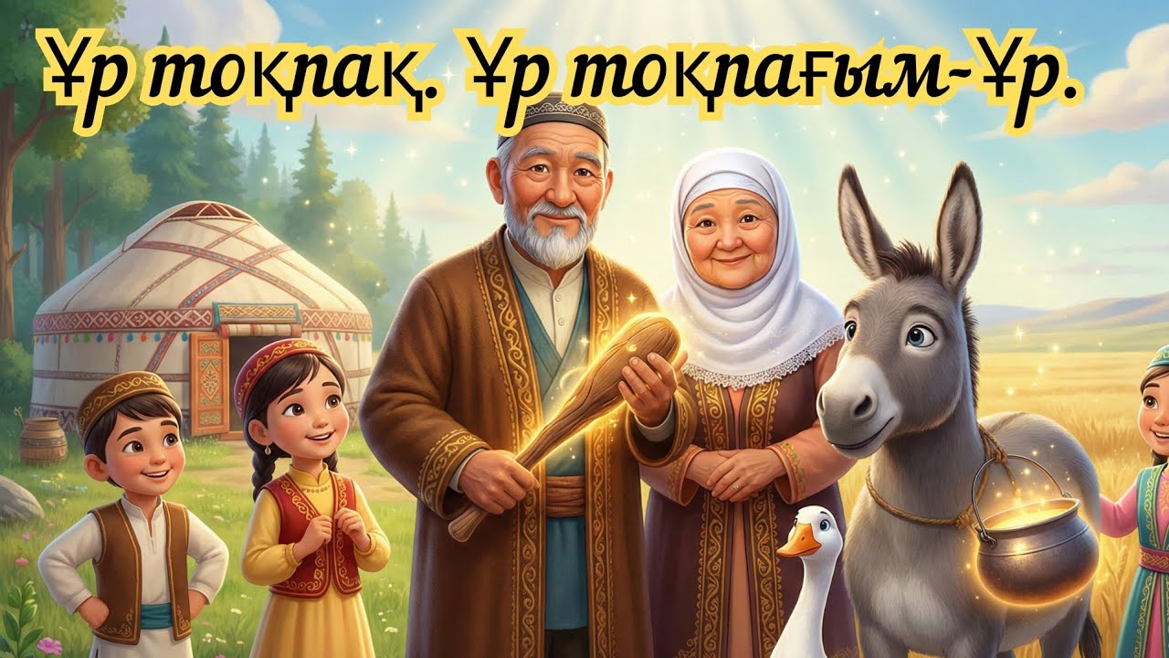 Ұр тоқпақ. Ұр тоқпағым-ұр ертегі. Қазақша ертегілер. 