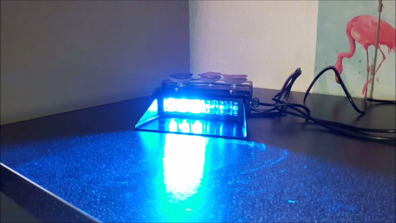 Redtronic FX CREE LED Scheibenblitzer blau (kurze Vorstellung)