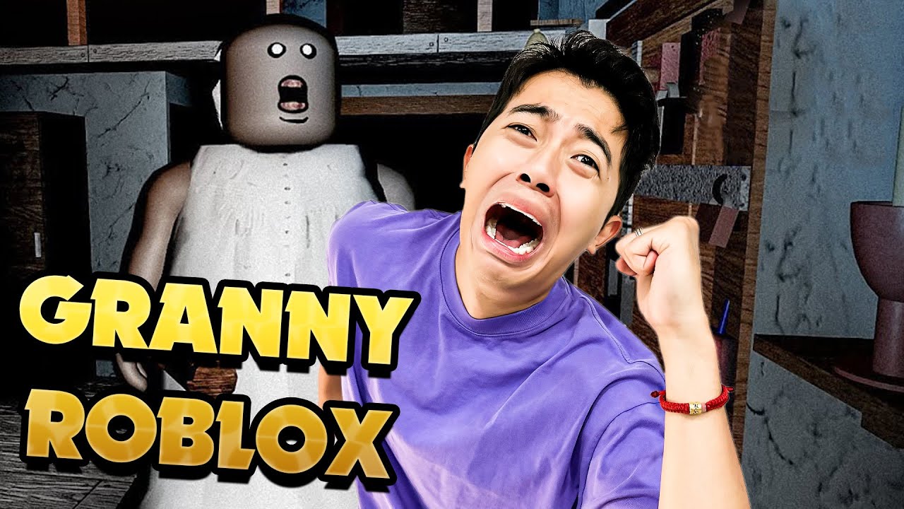 CrisDevilGamer đối đầu b&agrave; ngoại Granny Roblox