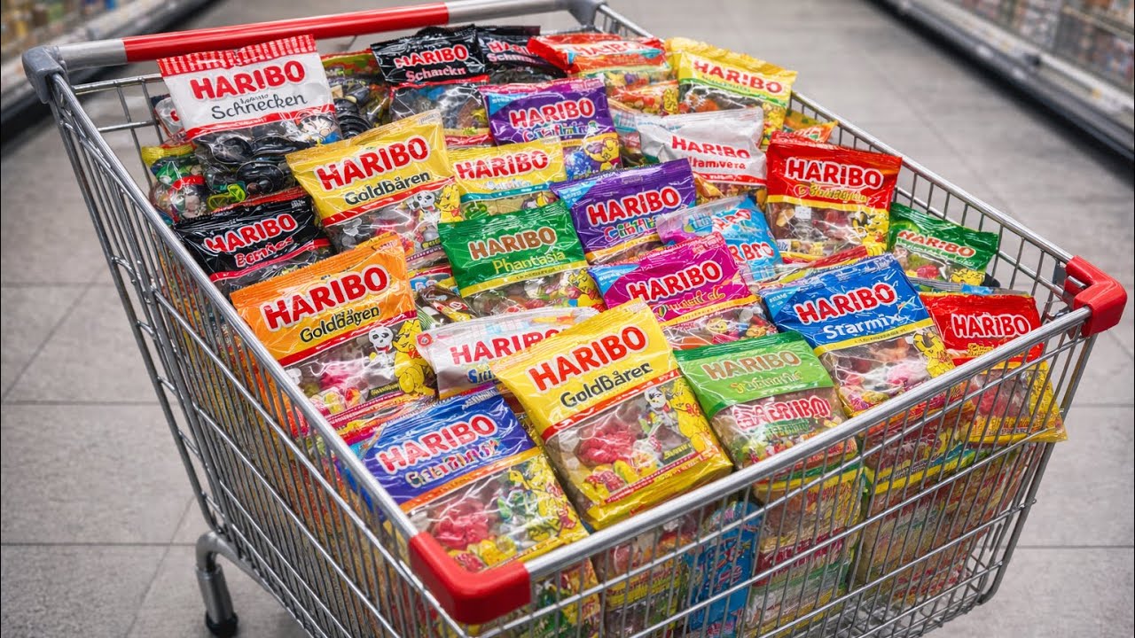 Filling My Shopping Cart With All HARIBO Candies 🍬🍭 Ultimate Candy Shopping