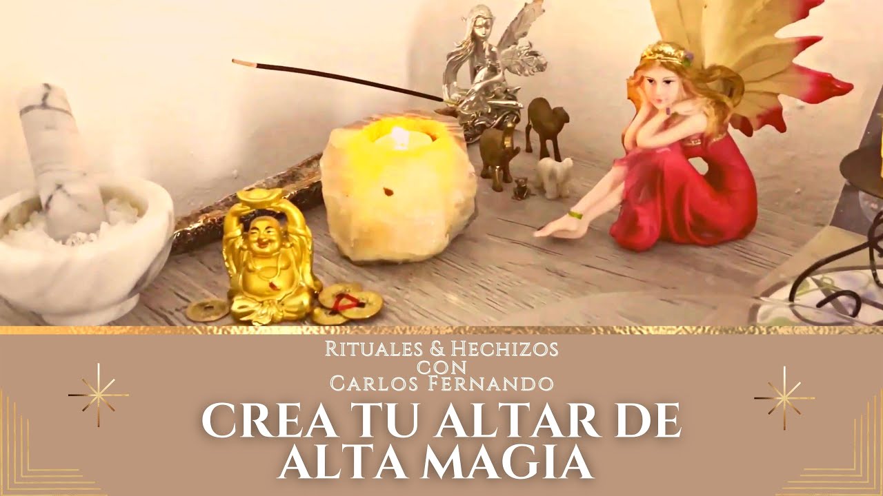 Crea Tu Altar de Alta Magia Elemental - Rituales y Hechizos Clase de Magia