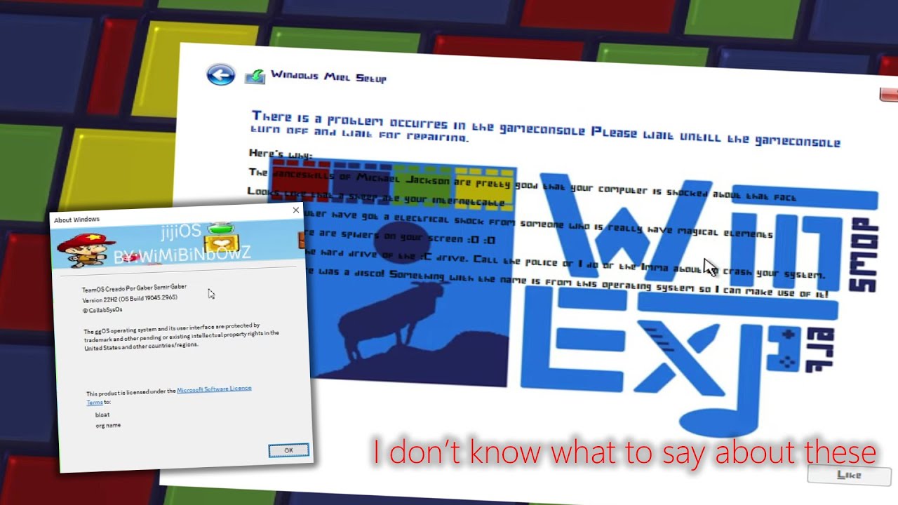 Very BLOATED Windows bootlegs