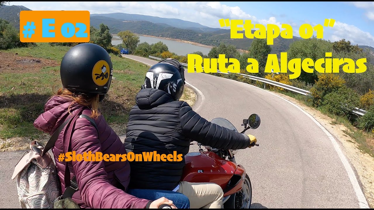 RUTA EN MOTO Algeciras BMW R850R | Pasamos por CASTELLAR y comemos en WAKANA | #ETAPA 01 |🐻😴🏍💨