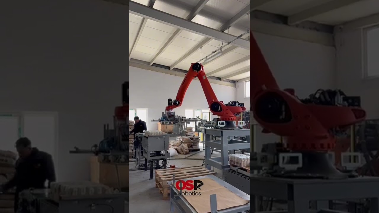 OSR Robotics introduces robotic palletizing system!  gripper, the only that can perform five tasks