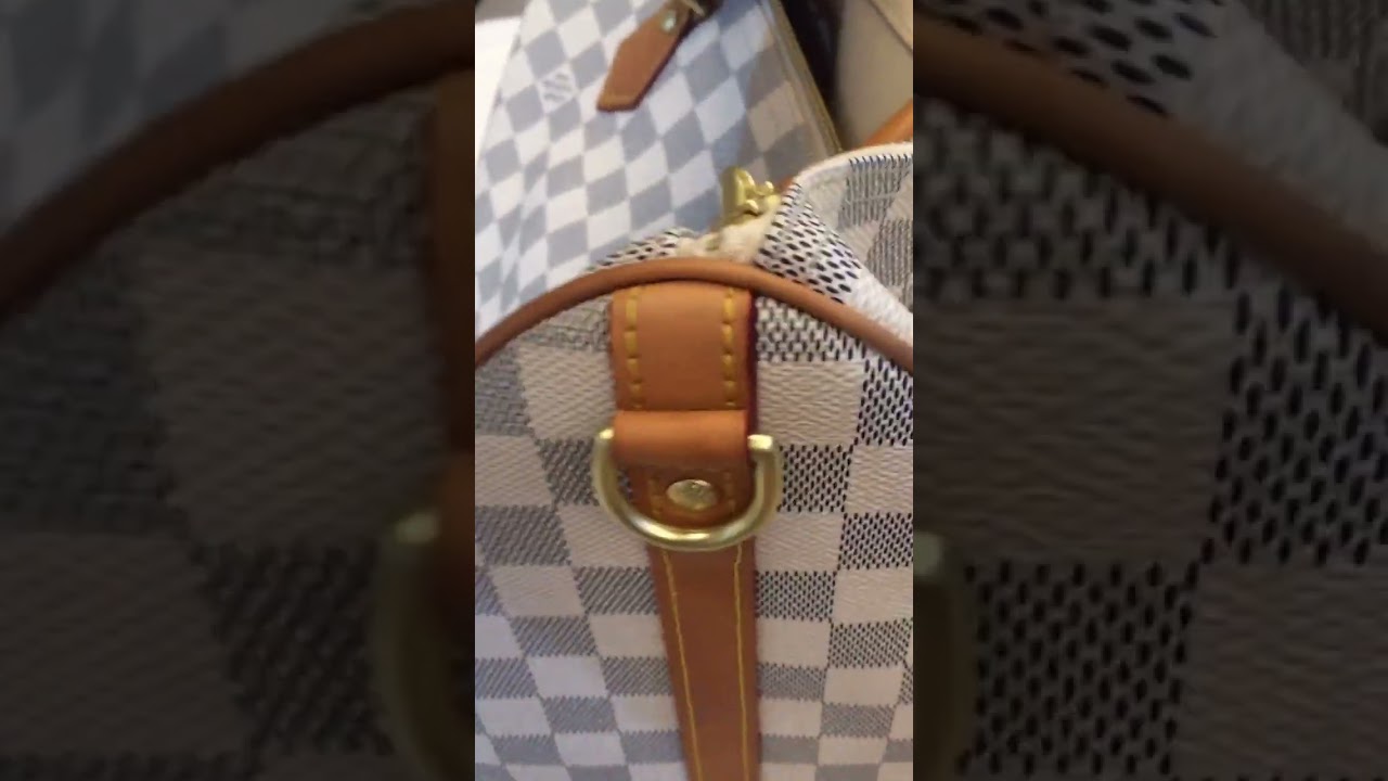 Louis Vuitton Damier Azur Speedy 30 Bandouliere #shorts #louisvuitton #speedy30