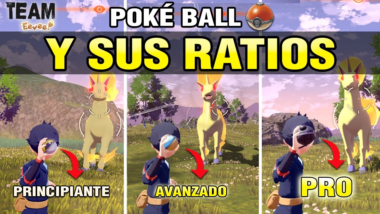 ✨La Mejor POKÉ BALL en Leyendas Pokémon Arceus (*Lista y Ratios de Captura)