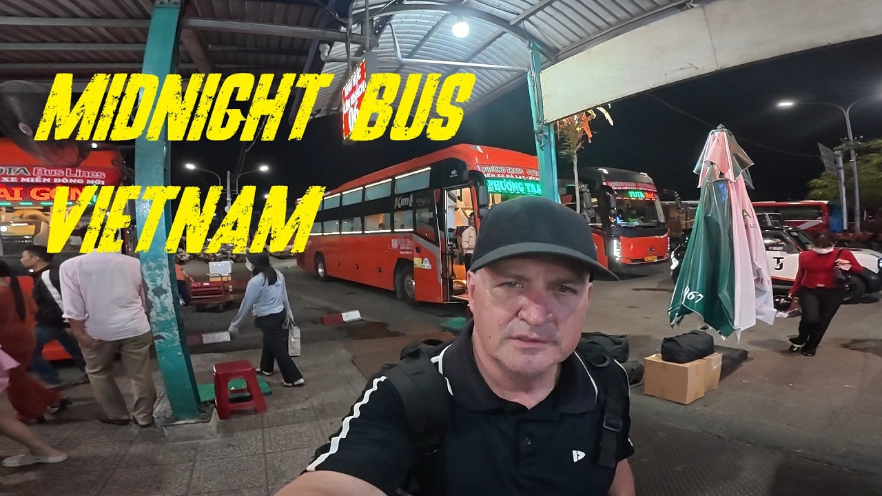 🇻🇳Midnight Bus Sketchy Fog or Scenic Route? Vietnam Winding Mtn Roads | (Backpacker)Tourist