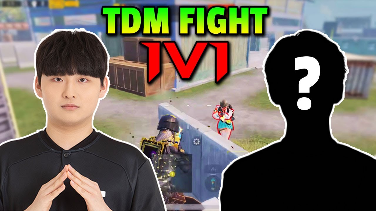 PUBG Mobile South Korea : TDM Fight 1v1 Nolbu vs Some one Round 2