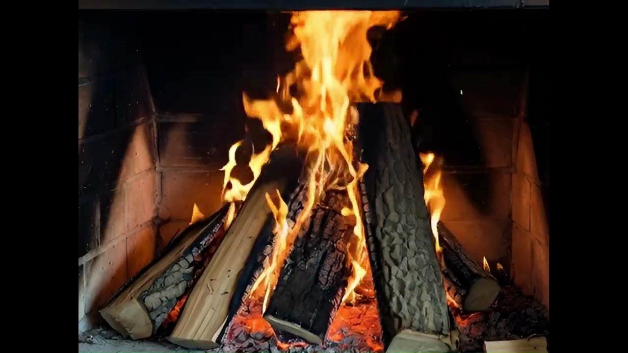 Cozy fireplace