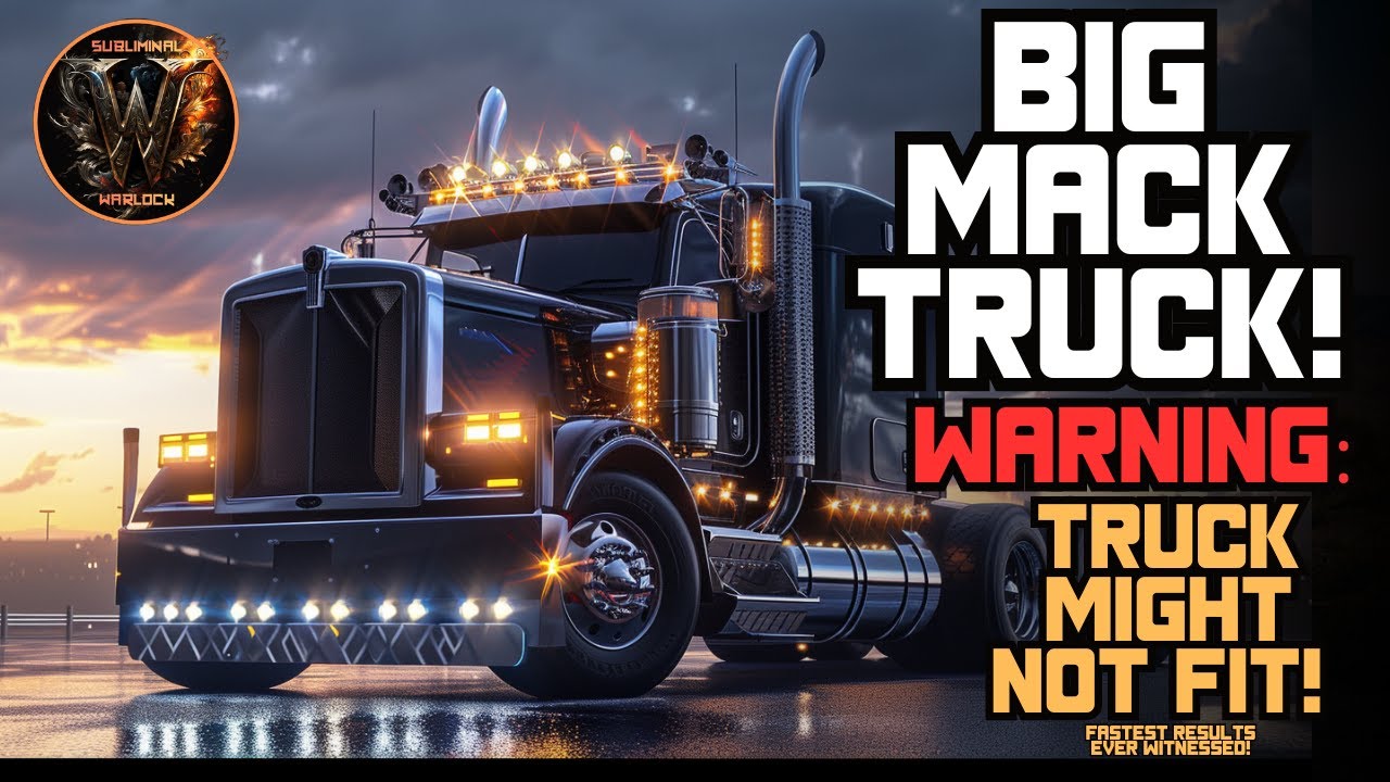 Grow A BIG MACK TRUCK That Hardly Fits inside the little Garage!