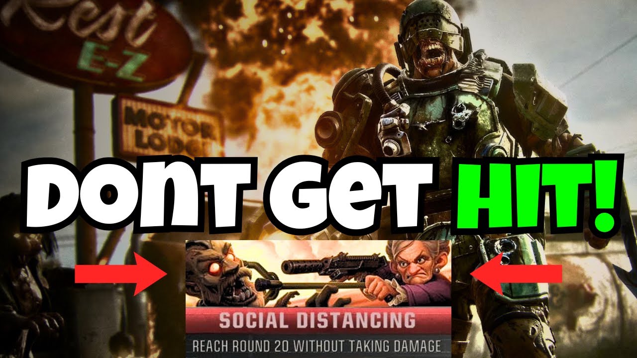SUPER EASY STRATEGY For *SOCIAL DISTANCING* Dark Ops Calling Card In Bo6 Zombies
