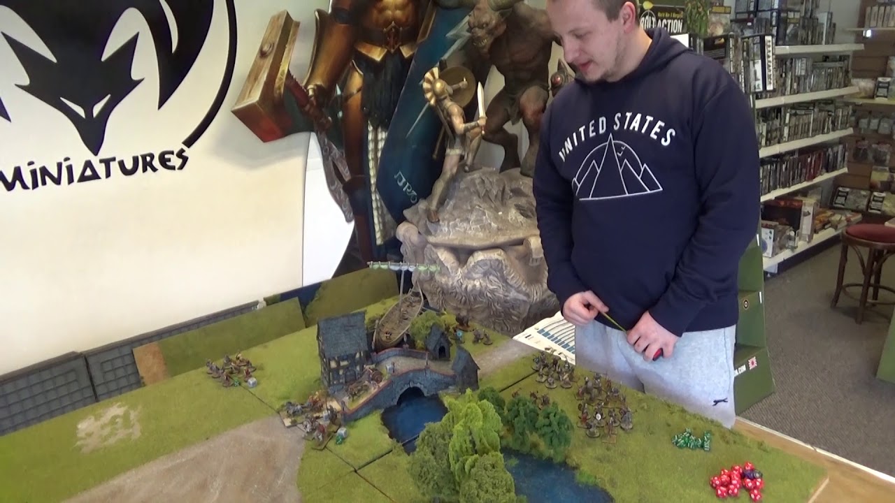 Warlords of Erehwon Battle Report Knights Vs Barbarians 1250 points