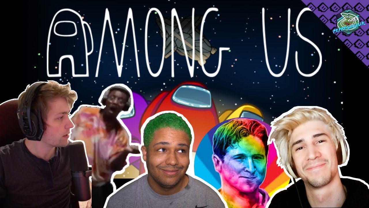 SODAPOPPIN PLAYS AMONG US WITH NMP XQC M0XYY & RUSSEL